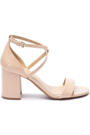 Michael Kors `Sophie` Mid-Heel Sandals