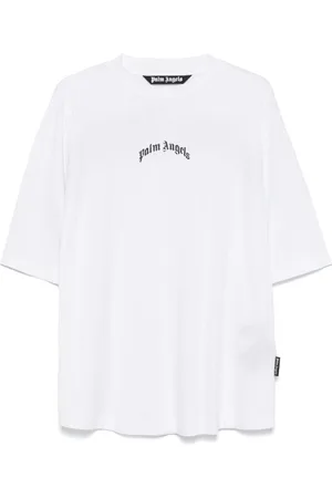 Palm Angels `Back Curved Logo` Oversize T-Shirt