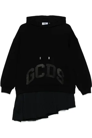 GCDS `Lounge Logo` Hoodie Mini Dress