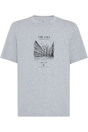 Brunello Cucinelli Short Sleeve Crew-Neck T-Shirt