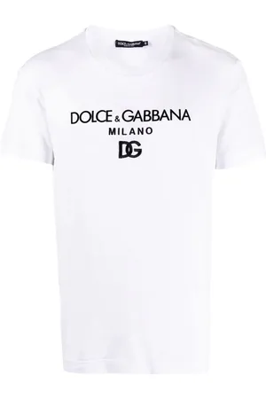 Dolce & Gabbana T-Shirt With `Dg` Embroidery