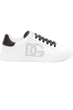 Dolce & Gabbana `Portofino` Sneakers With Dg Logo