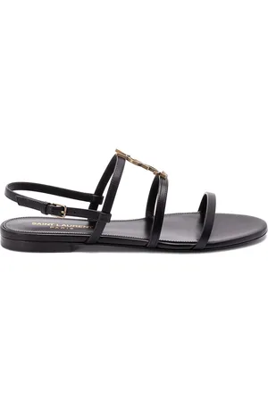 Saint Laurent `New Cassandra` Flat Sandals