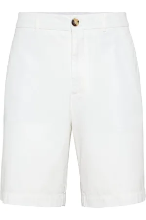 Brunello Cucinelli Garment-Dyed Bermuda Shorts In Twisted Cotton Gabar