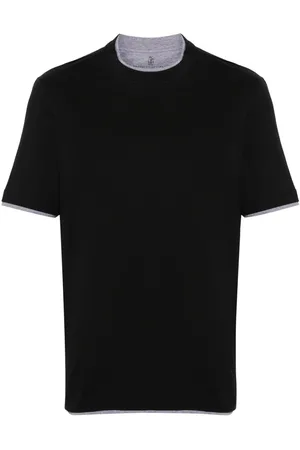 Brunello Cucinelli Crew-Neck T-Shirt With Faux-Layering