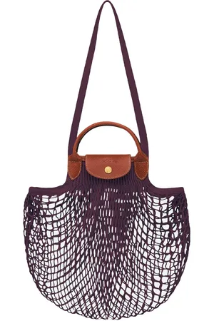 Longchamp `Le Pliage Filet` Large Mesh Bag