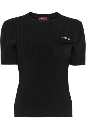 Gucci Short Sleeve Crew-Neck Top
