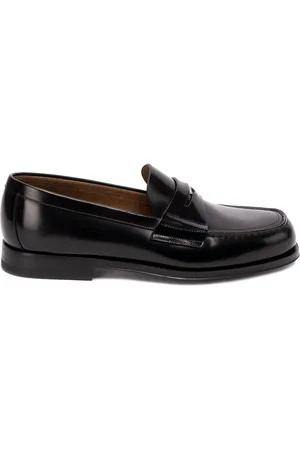 Prada Brushed Leather Loafers