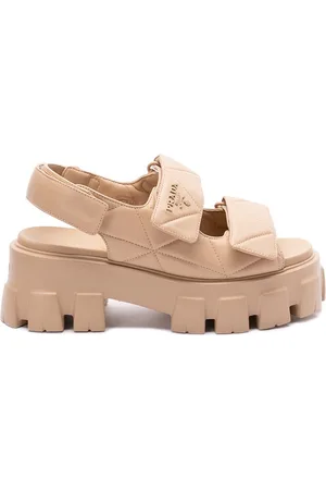 Prada `Monolith` Nappa Leather Sandals
