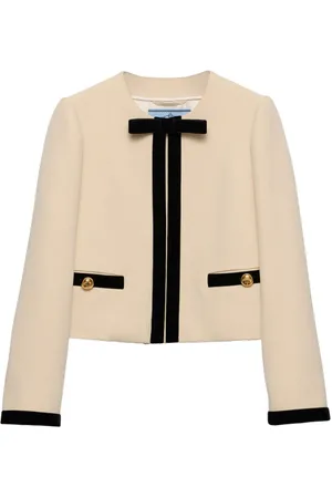 Prada Jacket With Velvet Details