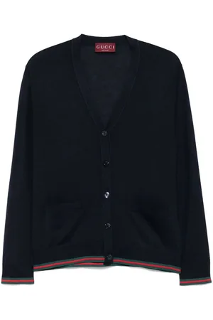 Gucci Long Sleeve V-Neck Cardigan