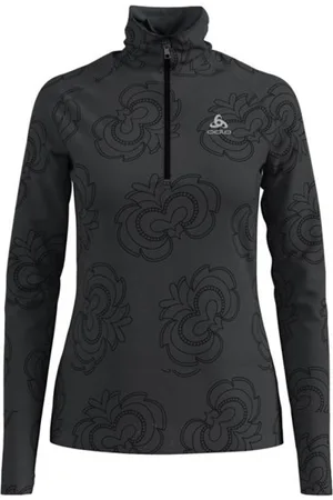 Odlo Birdy Ceramiwarm Midlayer 1/2 Zipblank-spacefelpa di pile