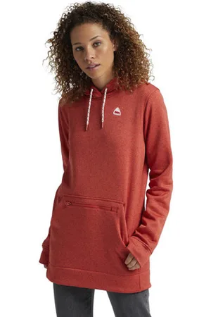 Burton Oak Long Hoodieblank-spacefelpa con cappuccio