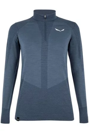 Salewa W Zebru Responsive 1/2 Zipblank-spacepullover con zip