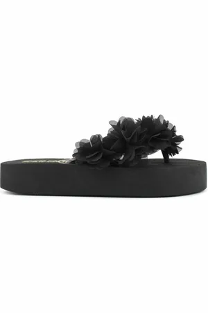 Colors of California Eva Flip Flop Flower Trimblank-spaceciabatte