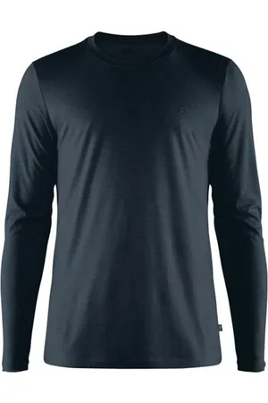 Fjällräven Abisko Wool LS Mblank-spacemaglia a manica lunga