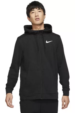Nike Dri-Fit M Full-Zip Trainblank-spacefelpa con cappuccio
