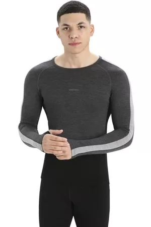 Icebreaker 200 ZoneKnit Merinoblank-spacemaglietta tecnica manica lunga