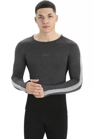 Icebreaker Uomo T-shirt sportive - 200 ZoneKnit Merino - maglietta tecnica manica lunga - uomo