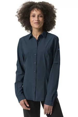 Vaude Farley Stretchblank-spacecamicia maniche lunghe