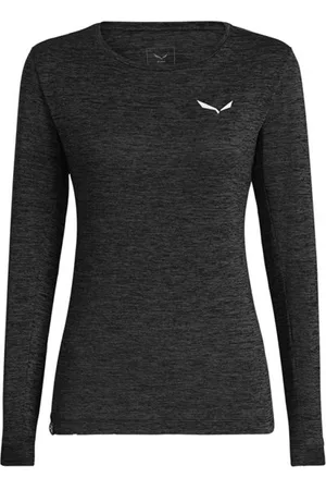 Salewa Puez Melange Dryblank-spacemaglia a maniche lunghe