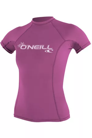 O'Neill Donna T-shirt - Women's Basic S/S Rash Guard - maglia a compressione - donna