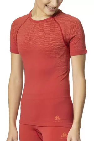 Odlo Donna T-shirt sportive - Top Crew Performance Light Eco - maglietta tecnica - donna