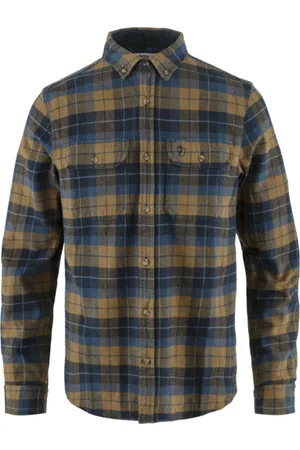 Fjällräven Singi Heavy Flannelblank-spacecamicia maniche lunghe