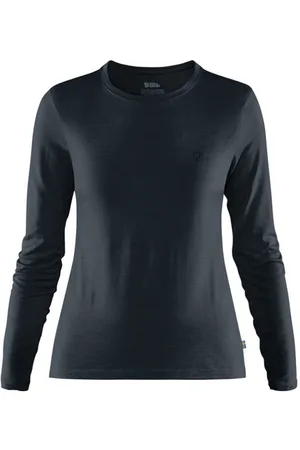 Fjällräven Abisko Wool LS Wblank-spacemaglia a manica lunga
