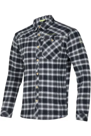 La Sportiva Rambler Flannel Mblank-spacecamicia maniche lunghe