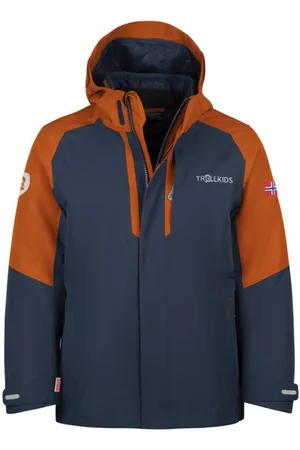 TROLLKIDS Kids Skanden 3in1- giacca hardshellblank-spacebambino. Taglia 140