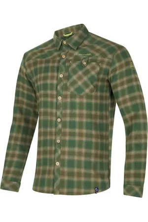 La Sportiva Rambler Flannel Mblank-spacecamicia maniche lunghe