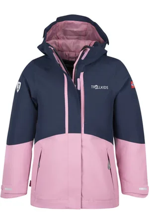 TROLLKIDS Girls Skanden 3in1 W- giacca hardshellblank-spacebambina. Taglia 104