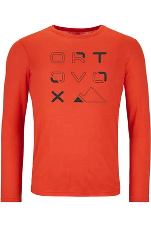 ORTOVOX 185 Merino Brand Outline Mblank-spacemaglia a maniche lunghe
