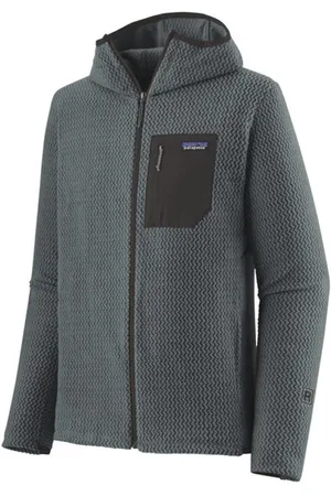 Patagonia R1 Full-Zipblank-spacefelpa in pile
