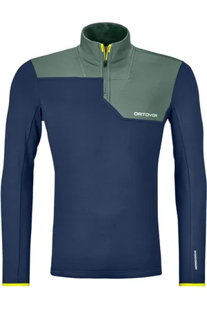 ORTOVOX Fleece Light Zip Mblank-spacefelpa in pile