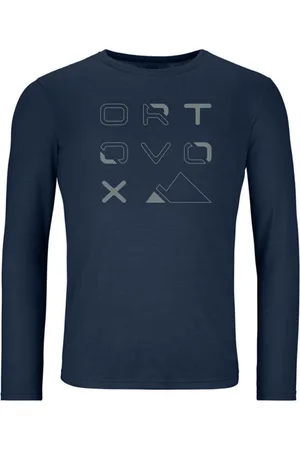 ORTOVOX 185 Merino Brand Outline Mblank-spacemaglia a maniche lunghe
