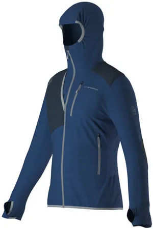 La Sportiva Lucendro Thermal Hoodyblank-spacefelpa in pile