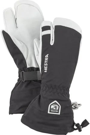 Hestra Army Leather Heli 3 Fingerblank-spaceguanti sci freeride. Taglia 8