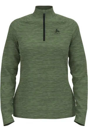 Odlo Essentials Ceramiwarm 1/2 Zip Wblank-spacefelpa in pile