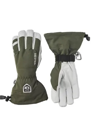 Hestra Army Leather Heli Skiblank-spaceguanti sci freeride. Taglia 10