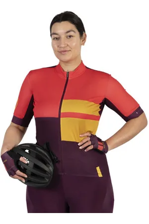 Endura W FS260 Print S/Sblank-spacemaglia ciclismo