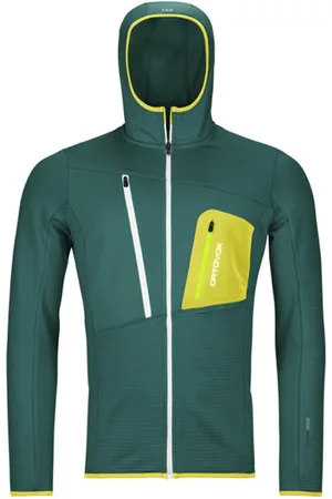 ORTOVOX Fleece Gridblank-spacefelpa in pile con cappuccio