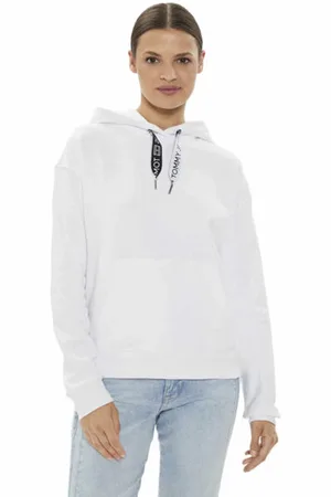Tommy Hilfiger Logo Drawcord Wblank-spacefelpa con cappuccio