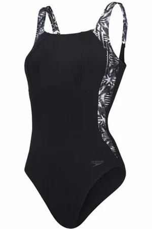 Speedo Shaping Luna Lustre Wblank-spacecostume intero