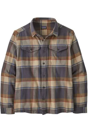 Patagonia Ms Fjord Flannelblank-spacecamicia a maniche lunghe