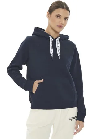 Tommy Hilfiger Logo Drawcord Wblank-spacefelpa con cappuccio