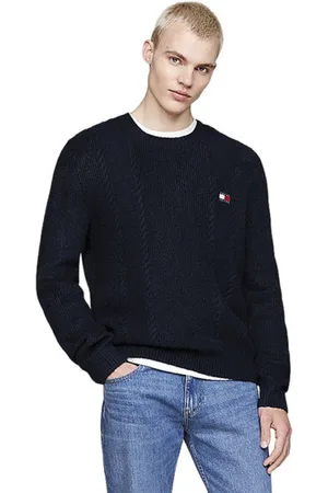 Tommy Hilfiger TJM Slim Cable Knit Mblank-spacemaglione