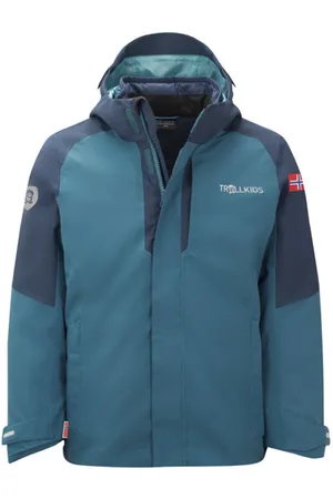 TROLLKIDS Kids Skanden 3in1- giacca hardshellblank-spacebambino. Taglia 104