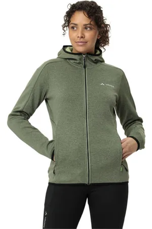 Vaude Wo Valsorda Fleece Hoodyblank-spacefelpa in pile